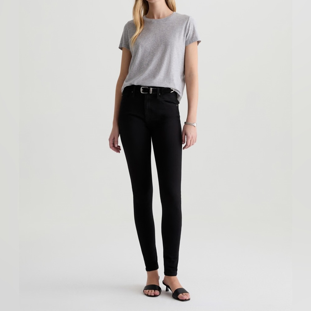 AG Adriano Goldschmied Jet Black Skinny Jeans